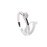Ring Salvini Woman in White Gold Diamante 0.13 Ct DMBR0013G+ - DMBR0013G+